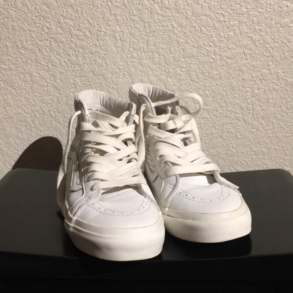 Vans White High Top Sneakers